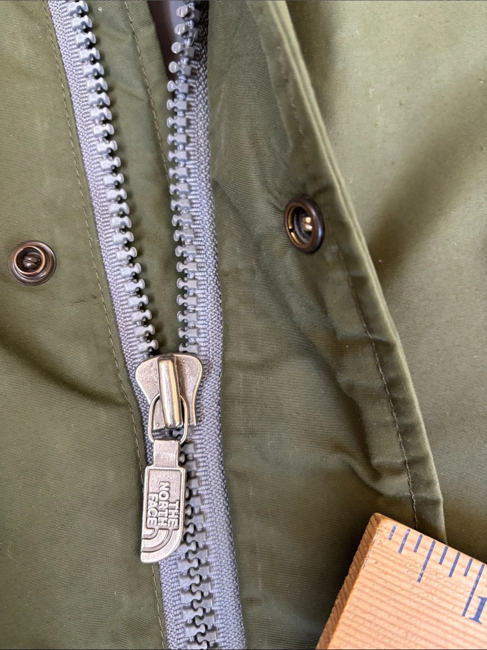 Vintage North Face Jacket National Parks Goretex USA‎ Field Green Mens Medium